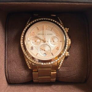 Michael Kors rose gold watch